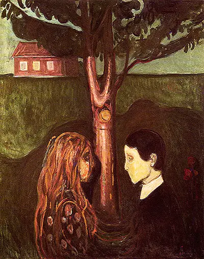 Auge in Auge Edvard Munch